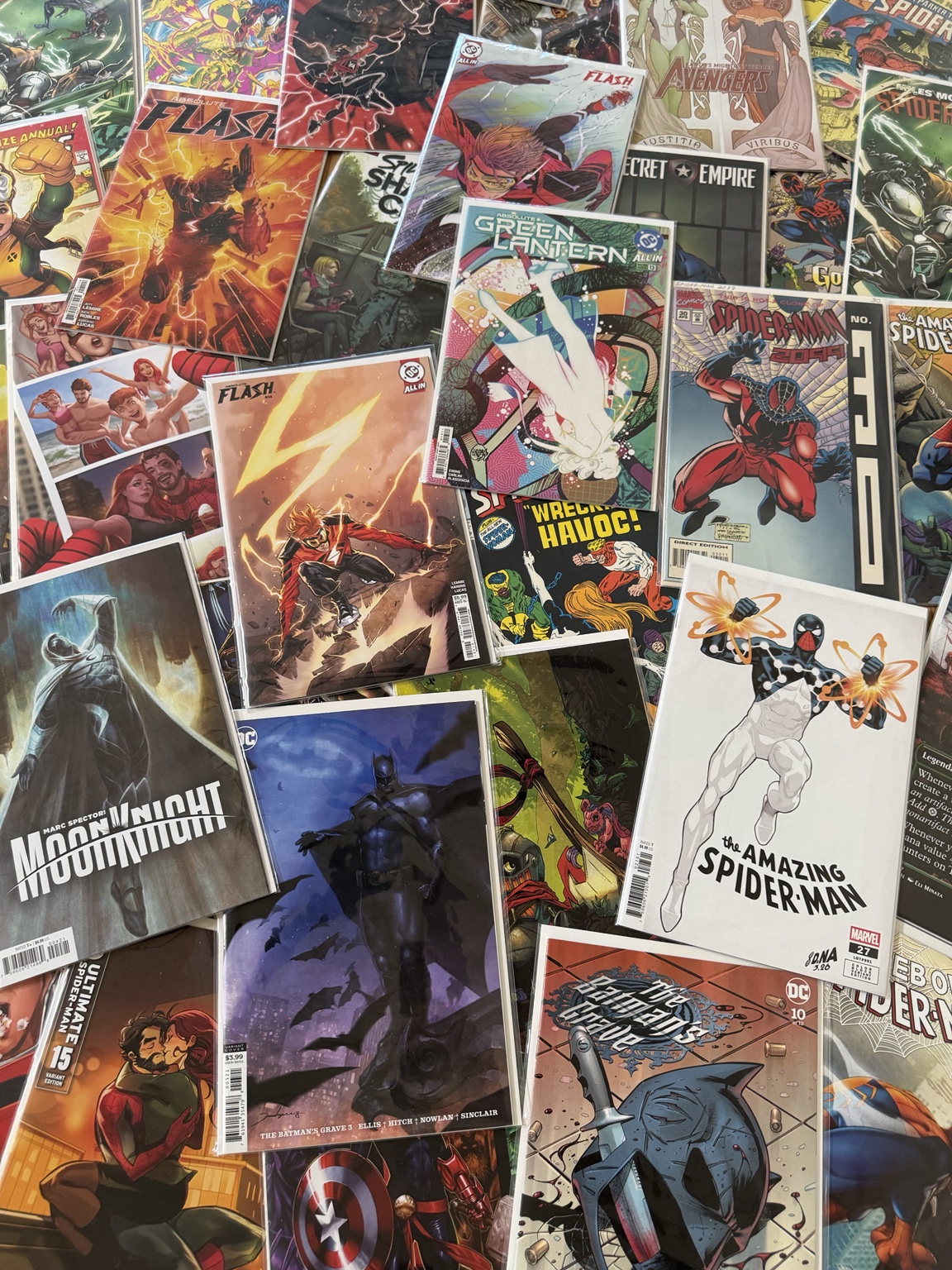 Collection of modern comic covers